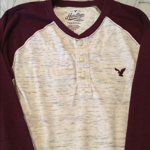SOLD ON MERCARI American Eagle thermal shirt M